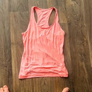 Pink Gap Fit muscle shirt